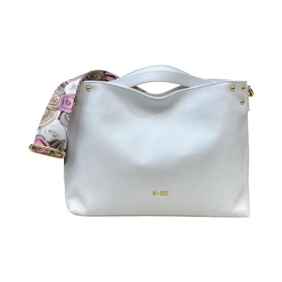 Immagine di M BRC borsa Shopper a braccio cn tracolla app / pelle di vitello Made Italy 073H