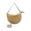 Immagine di MBRC borsa sacca Media PIATTA da spalla in pelle d vitello 2 tracolle CAMEL 186h