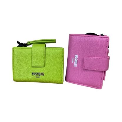 Immagine di Pash Bag PORTAFOGLI DONNA piccolo 5 credit card FOTO e monete Tinta unita CLIFF