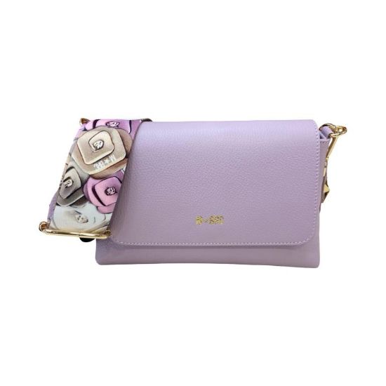 Immagine di M BRC borsa sacca Piccola da spalla in pelle 2 tracolle chiusa da patta Lil 110H