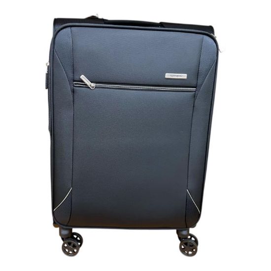 Immagine di SAMSONITE TROLLEY SPINNER 4 RUOTE Super Leggero Grande NERO 78x47x30 KG7005