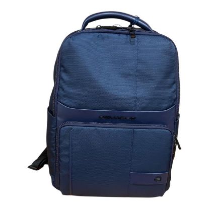 Immagine di PIQUADRO ZAINO Medio TESSUTO E PELLE tasca pc 14" + ipad Blu CA6238W129