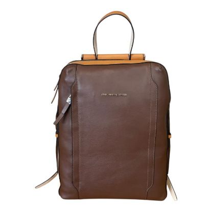 Immagine di PIQUADRO BORSA DONNA ZAINO PROFESSIONALE in PELLE pc 14" Marrone CA4576W92