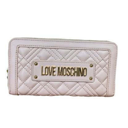 Immagine di LOVE MOSCHINO PORTAFOGLI DONNA A 2 SCOMPARTI CHIUSO da ZIP 8 CARD colorS JC5600