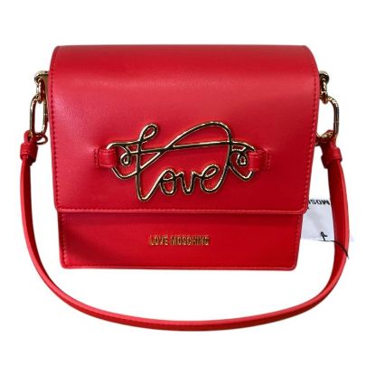 Immagine di LOVE MOSCHINO BORSA DA SPALLA CHIUSA DA PATTA 2 DIVISORI tracolla regolab JC4262