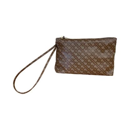 Immagine di GHERARDINI Borsa a Mano POCHETTE Media DA POLSO CON MANIGLIA Castoro 0243