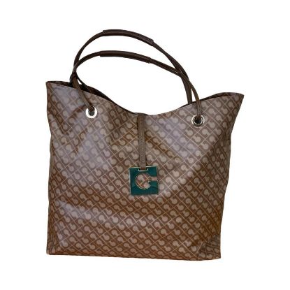 Immagine di GHERARDINI BORSA DONNA SHOPPER Grande a 2 MANICI DA SPALLA Castoro GH 0323