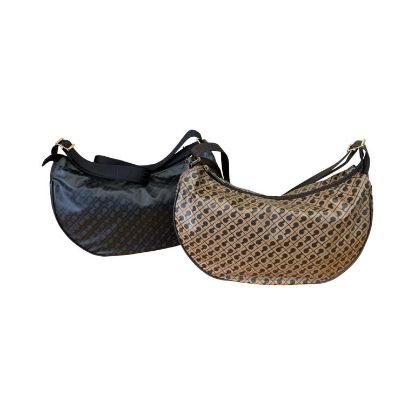 Immagine di GHERARDINI BORSA DONNA SACCA MEDIA DA SPALLA TRACOLLA REGOLABILE Nero/Marr 0330
