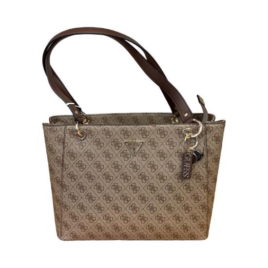 Immagine di GUESS Borsa Donna Shopper grande da spalla DIVISORI chiusa con cerniera BG72250
