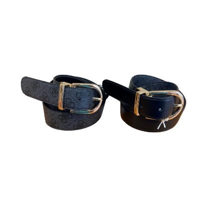 Immagine di GUESS CINTURA donna REVERSIBILE con FIBBIA ad ardiglione 3,4 cm Nero BW9492