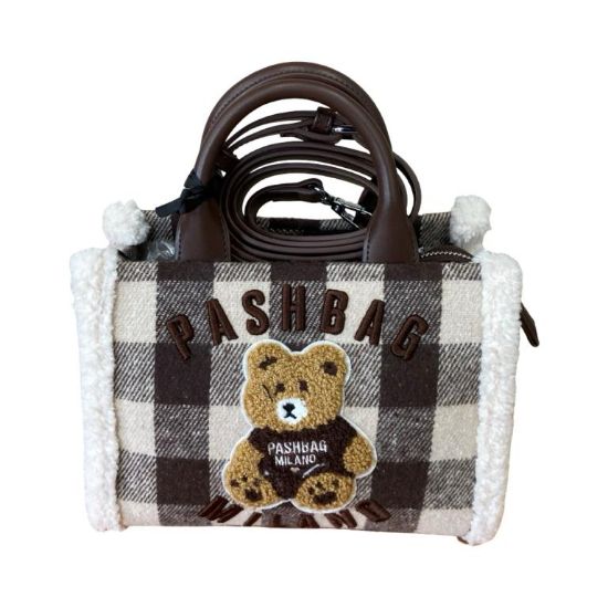 Immagine di PASH BAG Borsa donna Shopper Piccola da braccio cn tracolla x spalla Beige MARGE