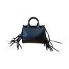 Immagine di PASH BAG Borsa donna Shopper Piccola FRANGE da braccio con tracolla Black MARGE