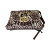 Immagine di PASH BAG BORSA DONNA CLUTCH POCHETTE PIATTA DA POLSO CON TRACOLLA applic SOPHIE