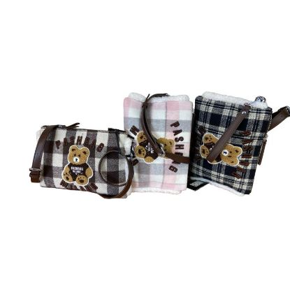 Immagine di PASH BAG BORSA DONNA CLUTCH POCHETTE PIATTA DA POLSO CON TRACOLLA Colori SOPHIE