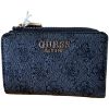 Immagine di GUESS PORTAFOGLI DONNA Medio Piccolo 3 CARD porta Monete esterno BLA SG59156