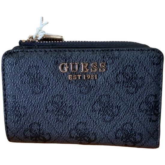Immagine di GUESS PORTAFOGLI DONNA Medio Piccolo 3 CARD porta Monete esterno BLA SG59156