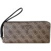 Immagine di GUESS PORTAFOGLI DONNA pochette da polso DIVISORI CHIUSO da ZIP 12 CARD SG59146