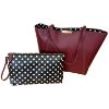 Immagine di BRACCIALINI  borsa donna shopper REVERSIBILE da spalla + astuccio B19323