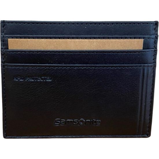 Immagine di SAMSONITE BUSTINA PIATTA IN PELLE PORTA DOCUMENTI E 6 CARTE DI CREDITO KW1732
