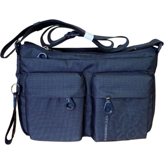 Immagine di MANDARINA DUCK MD20 SACCA DA SPALLA CON 3 DIVISORI Tracolla Regolabile Blu QMTX5
