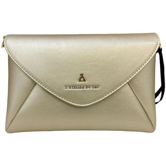 Immagine di L'Atelier du Sac Borsa Piatta da spalla pattina e tracolla casual elegante MAEL