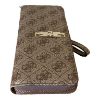Immagine di GUESS PORTAFOGLI DONNA pochette da polso DIVISORI CHIUSO da ZIP 12 CARD SG78146