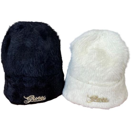 Immagine di GUESS Cappello cuffia donna STRASS 51% VISCOSA AW5633