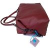Immagine di GABS BORSA DONNA SHOPPER Sacca ZAINO DA SPALLA trasform in PELLE ROSSO G3 L PLUS