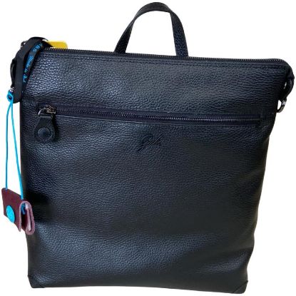 Immagine di GABS BORSA DONNA ZAINO DA SPALLA IN PELLE CHIUSO con cerniera Nero LOLITA