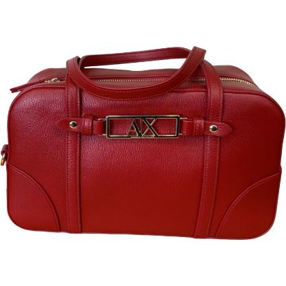 Immagine di ARMANI AX borsa donna BAULETTO da Braccio con tracolla applicabile RED 2610