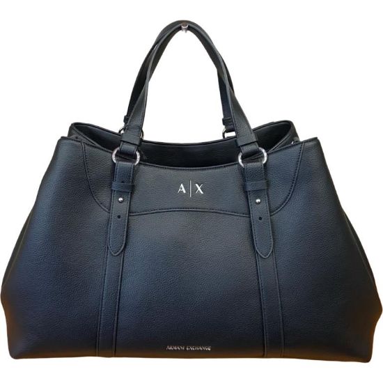 Immagine di ARMANI AX borsa donna shopper Grande da Braccio con tracolla e 3 divisori XW3169