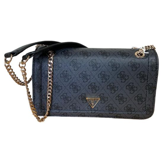 Immagine di GUESS BORSA DA SPALLA CHIUSA DA PATTA DIVISORI interni tracolla scorrev BG72210