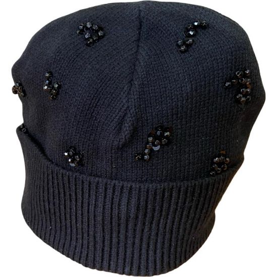 Immagine di ARMANI EXCHANGE beanie Cappello cuffia HAT donna Applicaz di perline XW3014