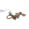 Immagine di GUESS PORTA CHIAVI KEYCHAIN anello CUORE quadrifoglio PORTAFORTUNA strass RW7588