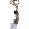 Immagine di GUESS PORTA CHIAVI KEYCHAIN anello CUORE quadrifoglio PORTAFORTUNA strass RW7588